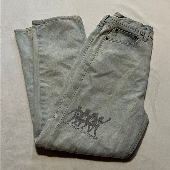 Y2K Obey High Rise Taylor boyfriend style jeans - Picture 11 of 15